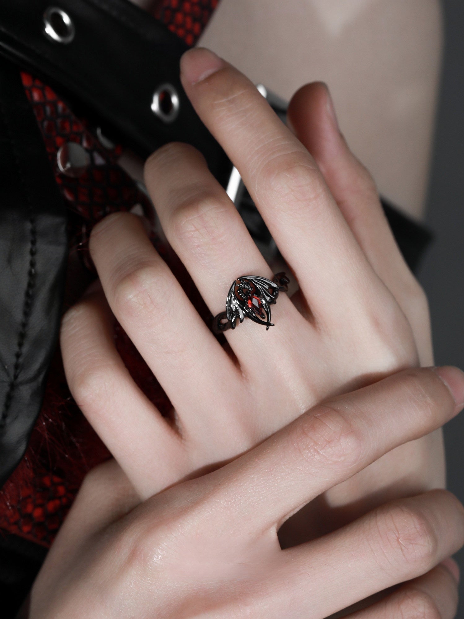 Flame Hell Dragon Ring