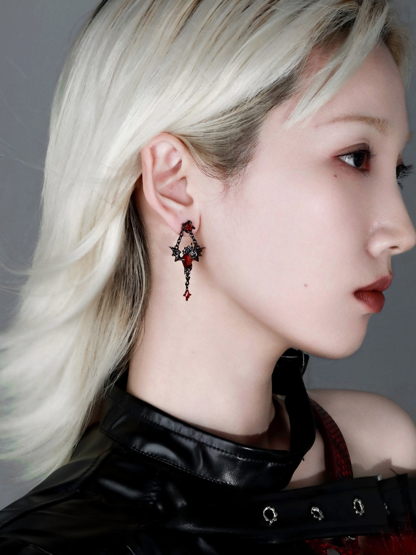 Flame Hell Dragon Earrings01