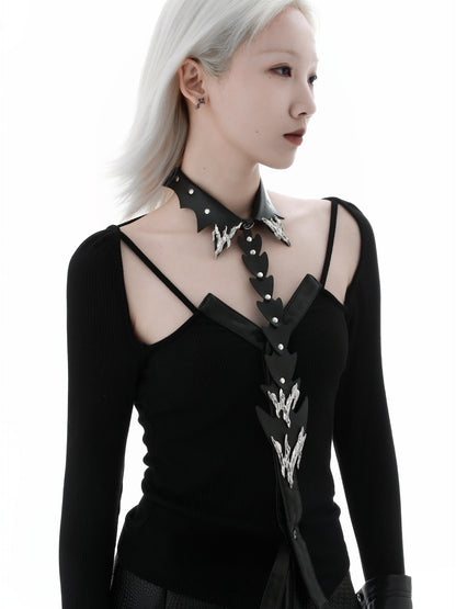 Punk Flame Tie